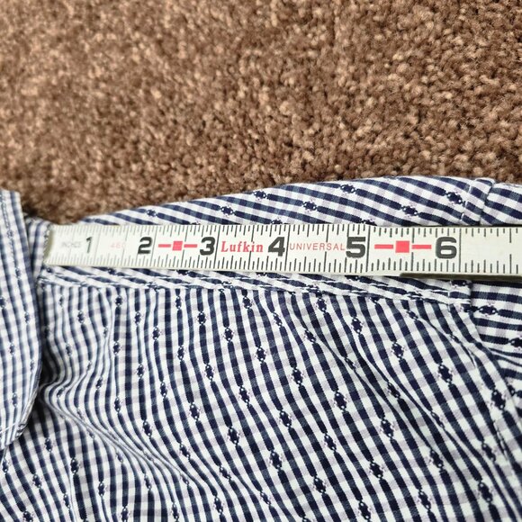 Tommy Bahama Mens Shirt Medium Gingham Button Down Blue LS White Purple - Picture 10 of 12